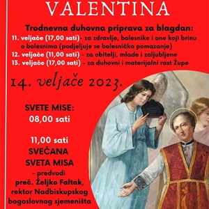 Proslava sv. Valentina u Župi sv. Dominika u Konjščini